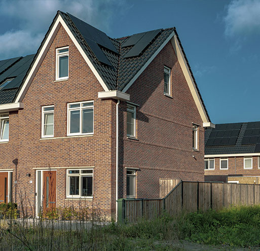 Huis in Almere met zonnepanelen
